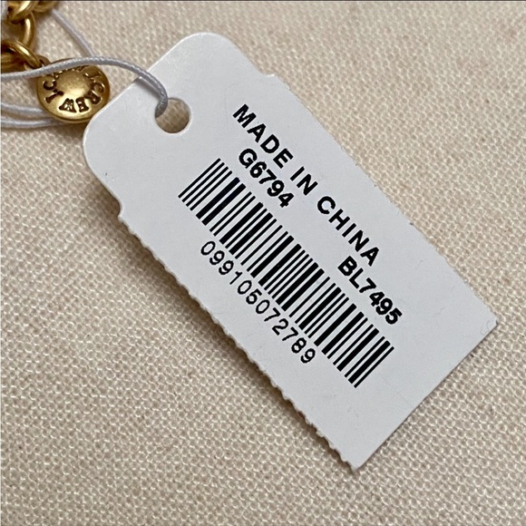 J.Crew Factory Crystal Watchbird Statement Necklace NWT 17” Adjustable Chain - Picture 6 of 6